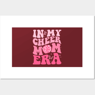 In My Cheer Mom Era Trendy Cheerleading Football Mom Life Posters and Art